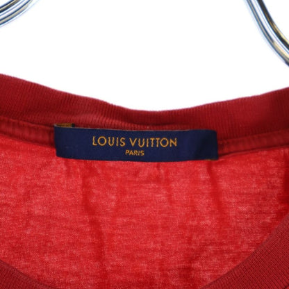 Louis Vuitton 20SS Logo Embroidery Crew Neck Short Sleeve T-shirt Cut And Sewn