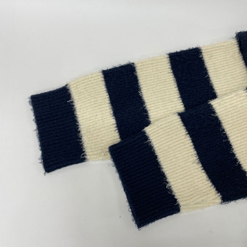 Gucci 742803 Navy X White Stripe Pull Over S