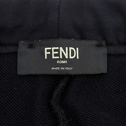 Fendi Cotton Sideline Pack Patch Track Pants Bottoms Men's Black 48