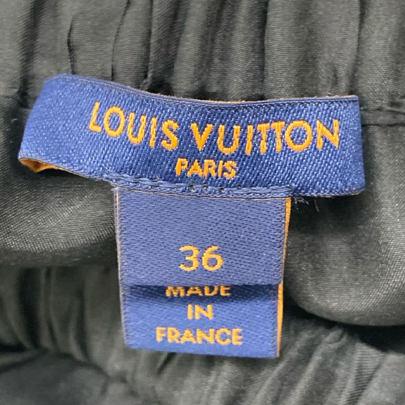 Louis Vuitton Gray 21AW Rw212b HO4 Fljb99 Tweed Flower Embroidery Skirt 36