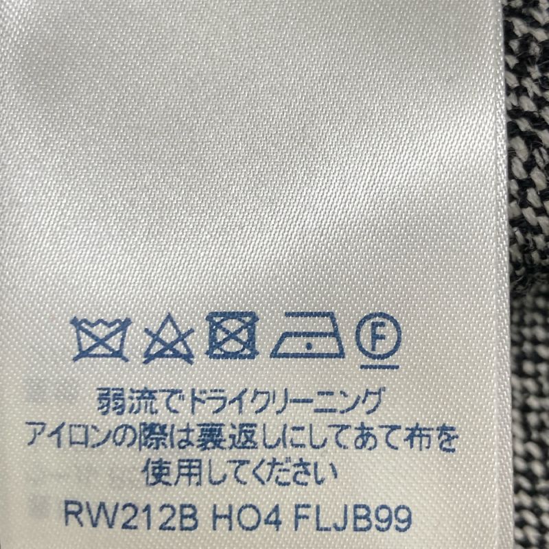 Louis Vuitton Gray 21AW Rw212b HO4 Fljb99 Tweed Flower Embroidery Skirt 36