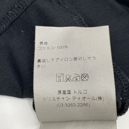 DIOR 123j000l0206 Black Short Sleeve Cut And Sewn XS