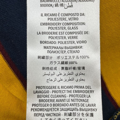 Gucci Yellow 545869 Bijou Sequin Embroidery Border Oversized T-shirt S