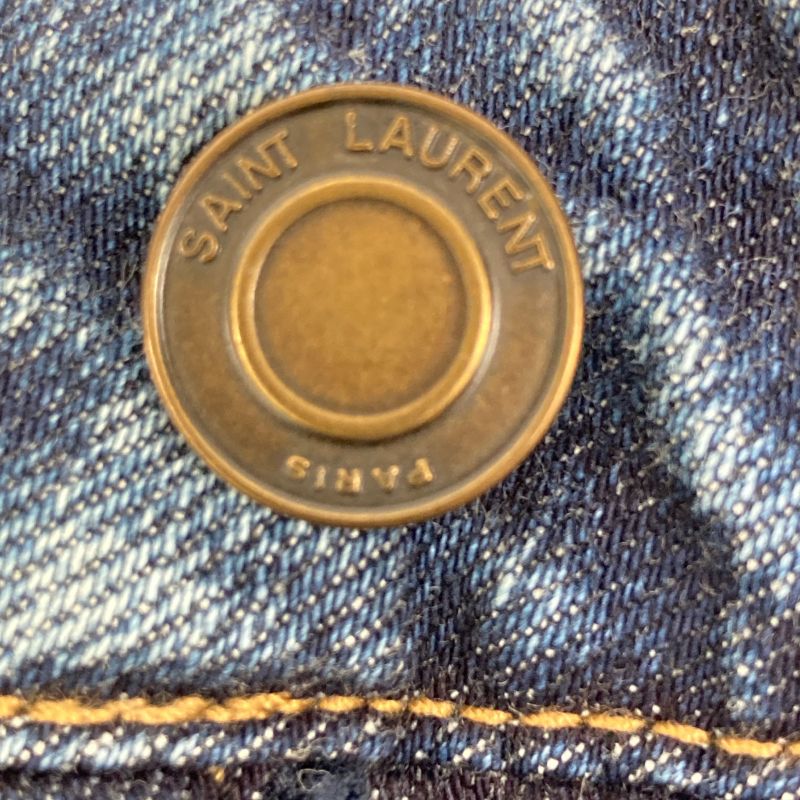 Saint Laurent Paris 527494 18 Years Indigo Crush Processing Denim Pants 30