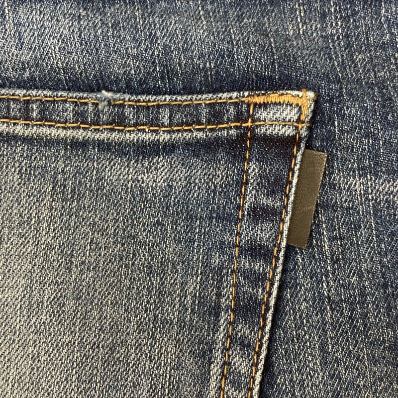 Saint Laurent Paris 527494 18 Years Indigo Crush Processing Denim Pants 30