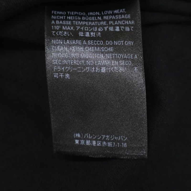 Balenciaga 556089 18 Years Oversize Back Embroidery XS