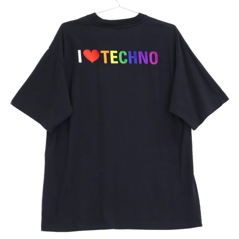 Balenciaga 556089 18 Years Oversize Back Embroidery XS