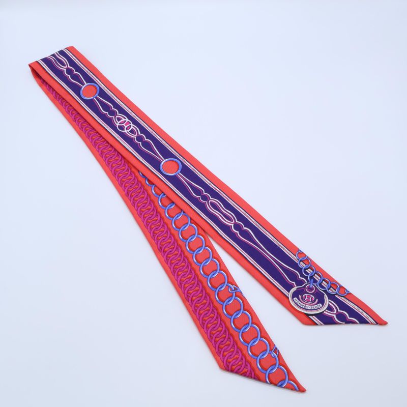 Hermes Maillons Maillon Silk Twilly