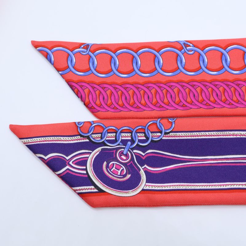 Hermes Maillons Maillon Silk Twilly