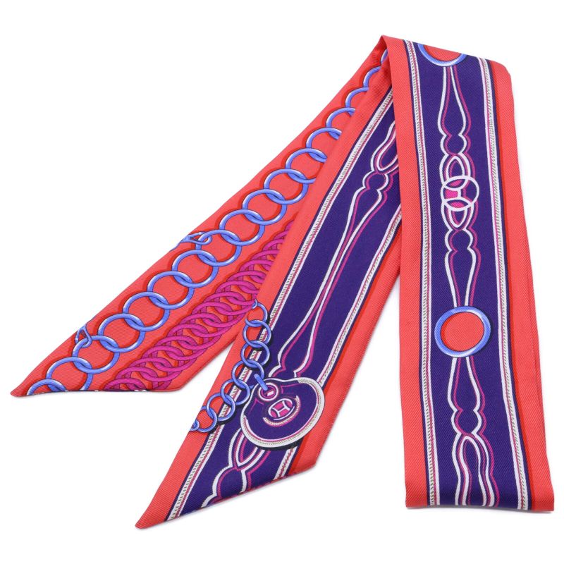 Hermes Maillons Maillon Silk Twilly