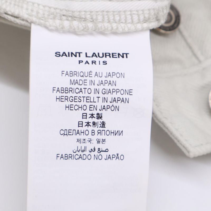 Saint Laurent Paris 614443 Button Fly Denim Pants 24