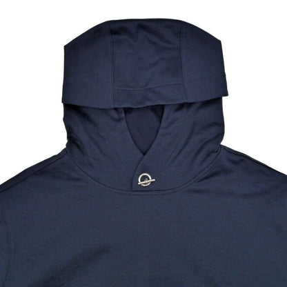 Hermes Footed Parka Sweat Blue Marine Size 40 Apparel Clothes