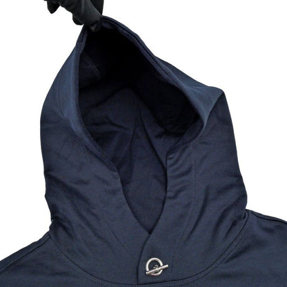 Hermes Footed Parka Sweat Blue Marine Size 40 Apparel Clothes