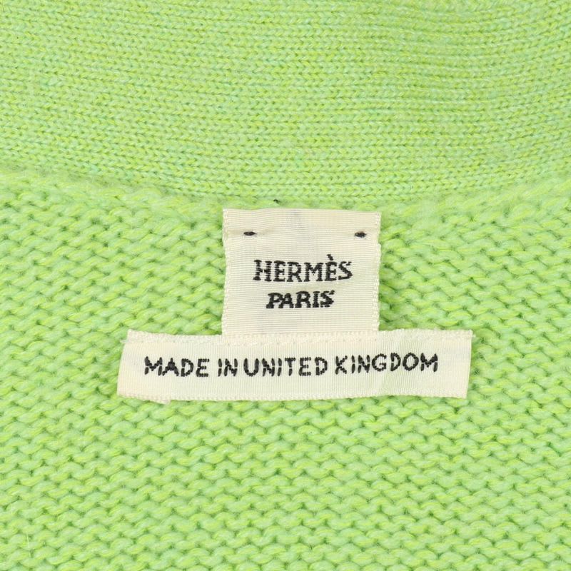 Hermes Cardigan Serie Button Cashmere Cotton