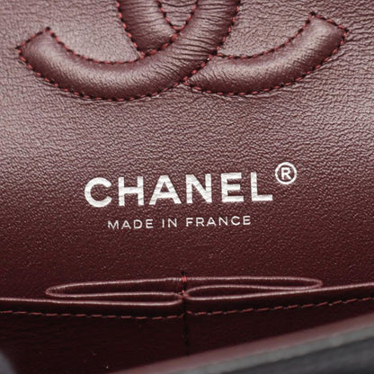 Chanel Shoulder Bag Matelasse W Flap A01113 Black Leather Matelasse Double Flap