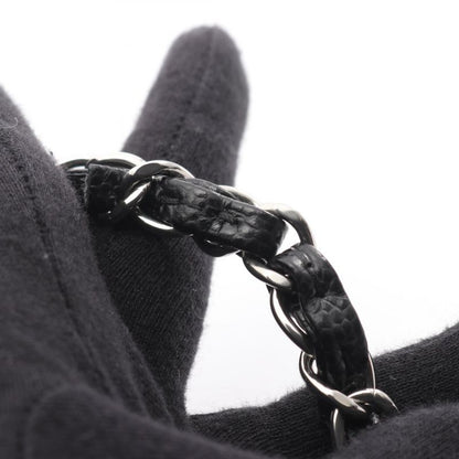 Chanel Shoulder Bag Matelasse W Flap A01113 Black Leather Matelasse Double Flap