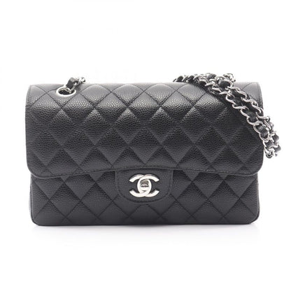 Chanel Shoulder Bag Matelasse W Flap A01113 Black Leather Matelasse Double Flap