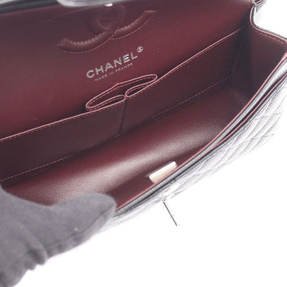 Chanel Shoulder Bag Matelasse W Flap A01113 Black Leather Matelasse Double Flap