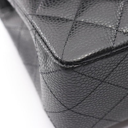 Chanel Shoulder Bag Matelasse W Flap A01113 Black Leather Matelasse Double Flap