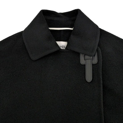 Hermes Cashmere Coat Black 32 Sizes 22aw2h0128da Women's Apparel Clothes