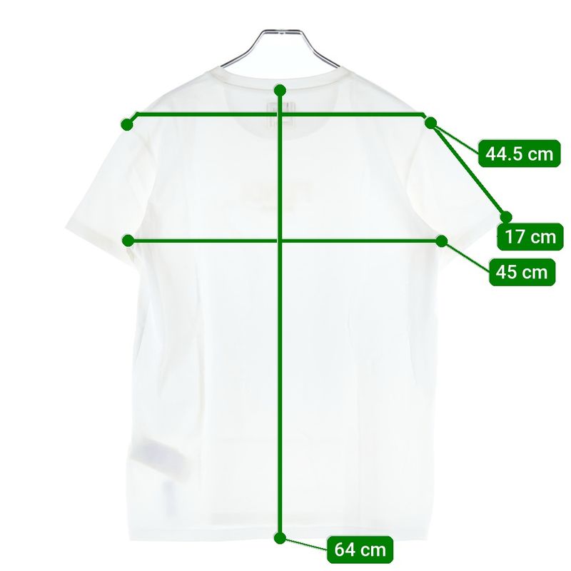 Fendi Front Logo Short Sleeve T-shirt Cut And Sewn White Fy1319atla