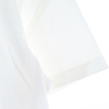 Fendi Front Logo Short Sleeve T-shirt Cut And Sewn White Fy1319atla