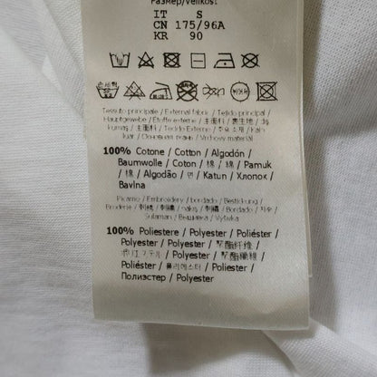 Fendi Front Logo Short Sleeve T-shirt Cut And Sewn White Fy1319atla