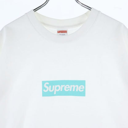 Supreme 21AW ×tiffany & Co Box Logo Tee Tiffany & Co Box Logo Print Short