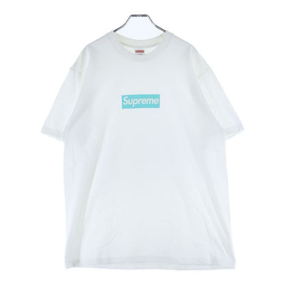 Supreme 21AW ×tiffany & Co Box Logo Tee Tiffany & Co Box Logo Print Short