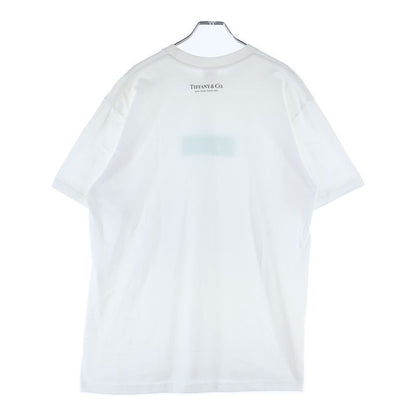 Supreme 21AW ×tiffany & Co Box Logo Tee Tiffany & Co Box Logo Print Short