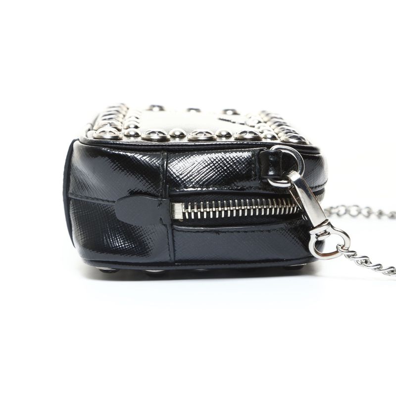 Prada Shoulder Bag Studded Mini