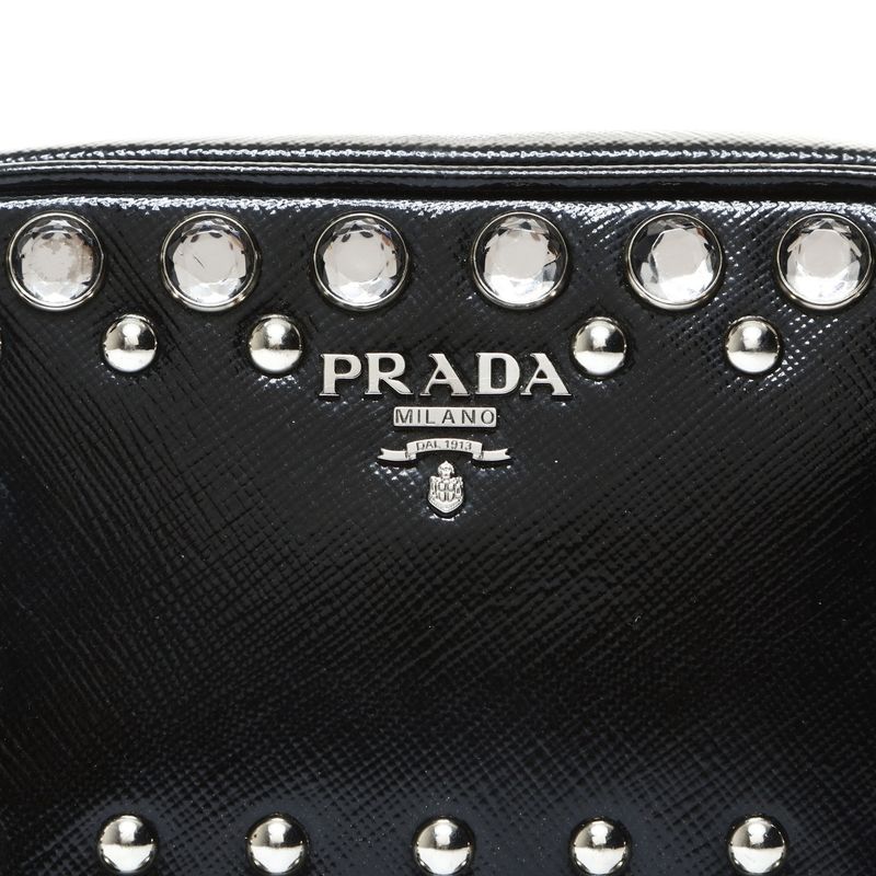 Prada Shoulder Bag Studded Mini