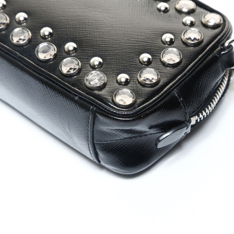 Prada Shoulder Bag Studded Mini