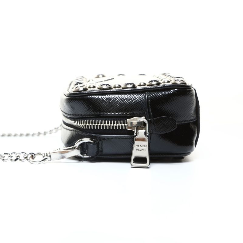 Prada Shoulder Bag Studded Mini