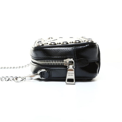Prada Shoulder Bag Studded Mini