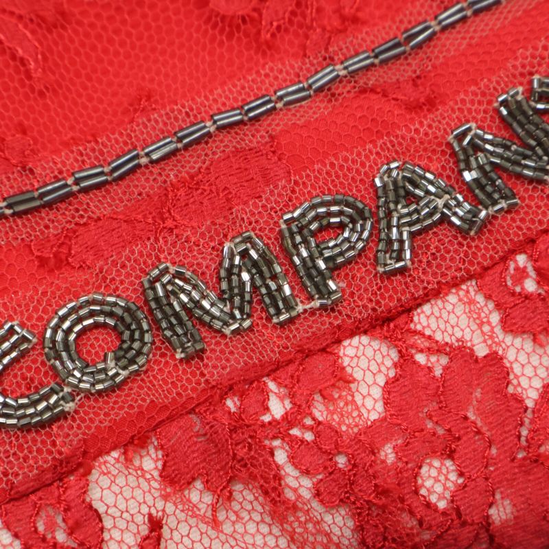 Gucci 543335 18 Year Paramount Sequin Logo Lace Bicolor Dress 36