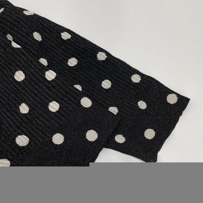 Balenciaga 657546 20 Years Black Ribbon Tie Knit Dress XS