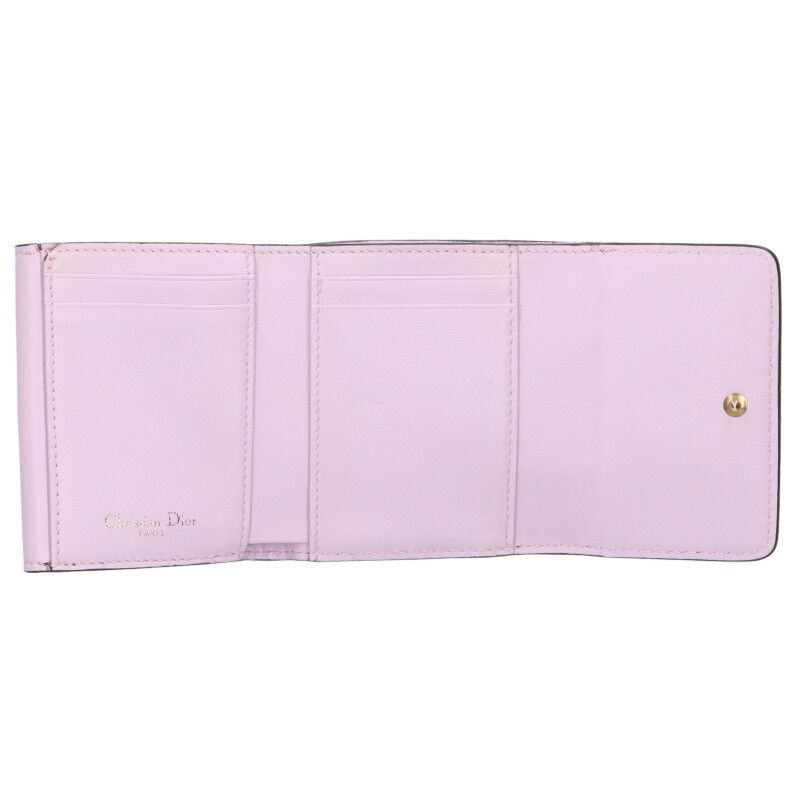 Dior Logo Tri-fold Wallet Men's