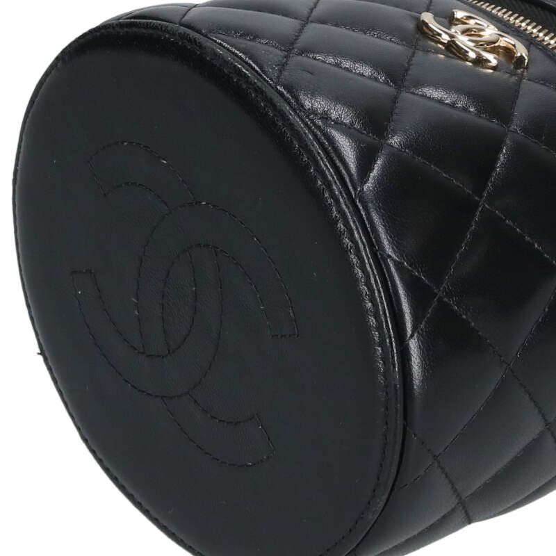 Chanel Ap2729 Coco Mark Quilted Leather Vanity Men's