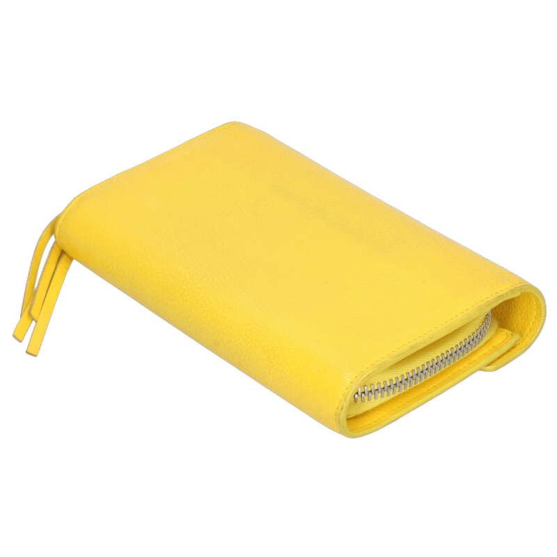 Balenciaga Paper Manny 371661 Leather Folding Long Wallet Men's