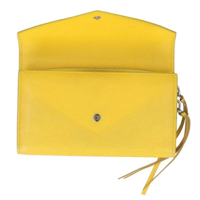 Balenciaga Paper Manny 371661 Leather Folding Long Wallet Men's
