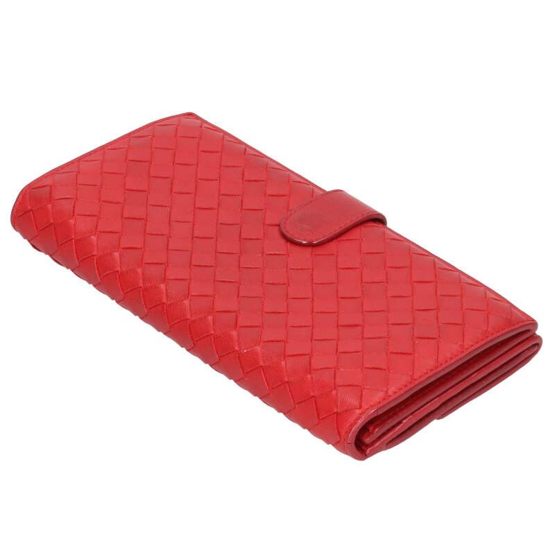 Bottega Veneta 134075 Intrecciato Leather Long Wallet Men's