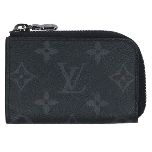 Louis Vuitton M63536 Portomone Jules Monogram Eclipse Coin Case Men's