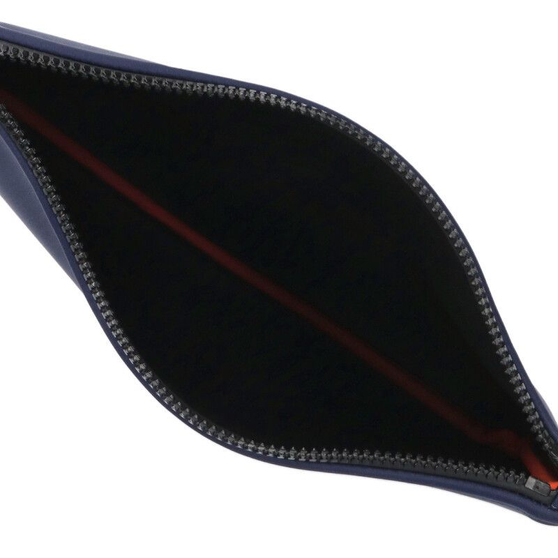 Hermes Neobain MM Logo Embossed Flat Pouch Men's