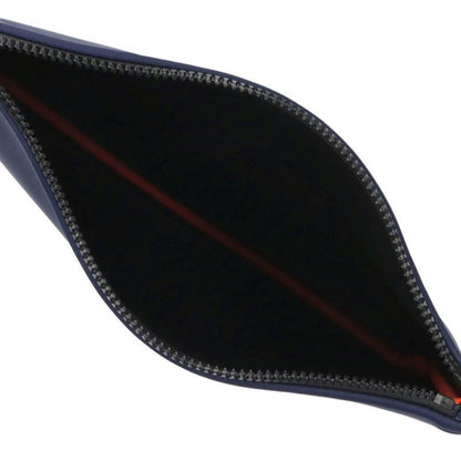 Hermes Neobain MM Logo Embossed Flat Pouch Men's