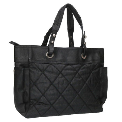 Chanel A34210 Paris Biarritz GM Coco Mark Coated Canvas Tote Bag Women's GM