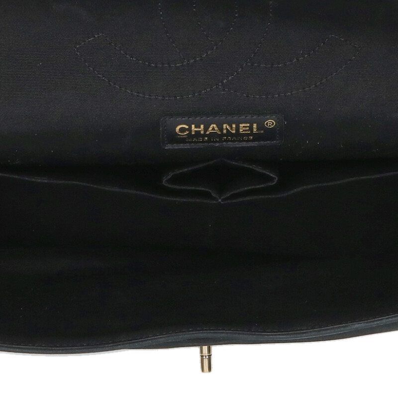 Chanel Classic Bicolor Double Flap Chain Shoulder Bag Women's