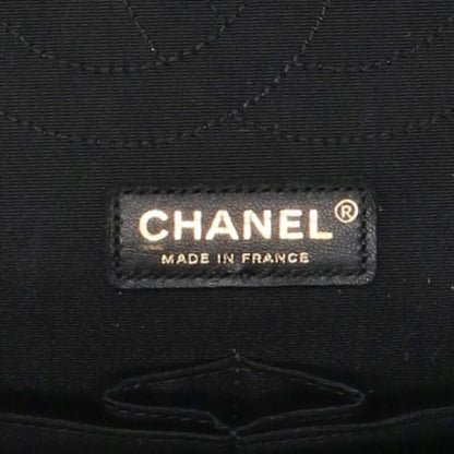 Chanel Classic Bicolor Double Flap Chain Shoulder Bag Women's