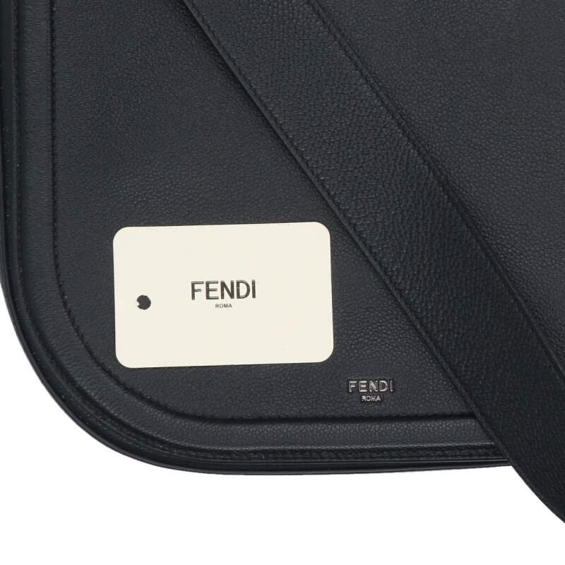 Fendi 7va622 Chiodo Leather Messenger Shoulder Bag Women's