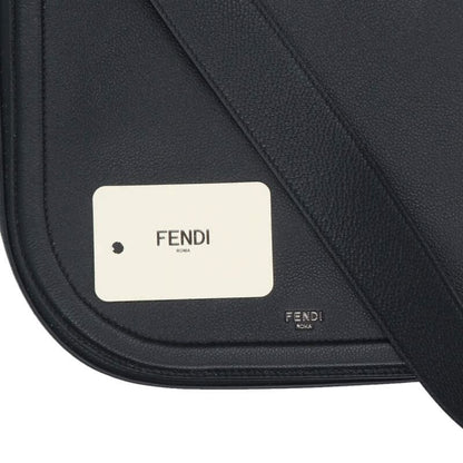 Fendi 7 Va622 Chiodo Leather Messenger Shoulder Bag Women's